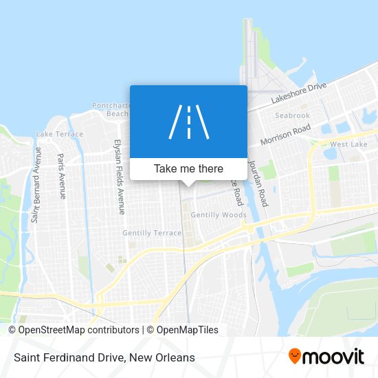 Saint Ferdinand Drive map