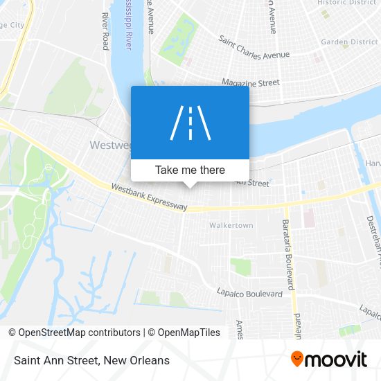 Mapa de Saint Ann Street