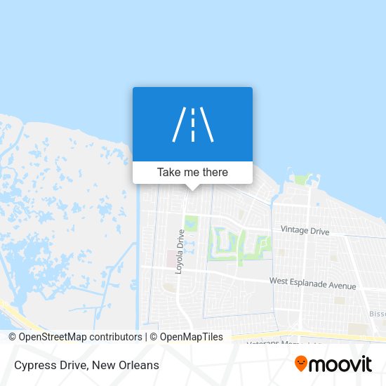 Cypress Drive map