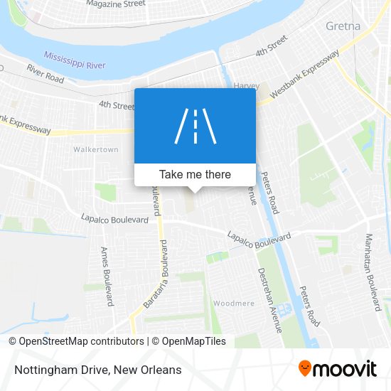 Mapa de Nottingham Drive