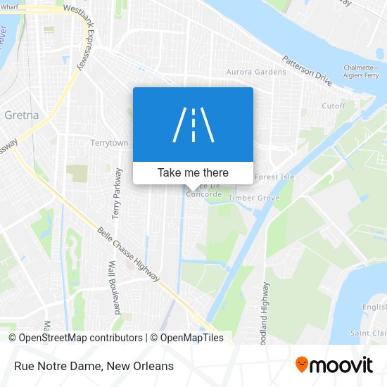 Mapa de Rue Notre Dame