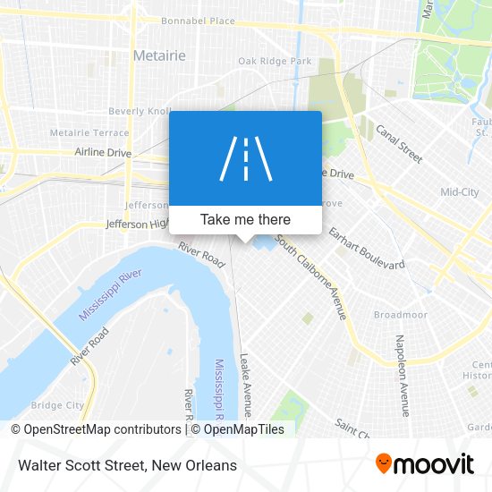 Mapa de Walter Scott Street