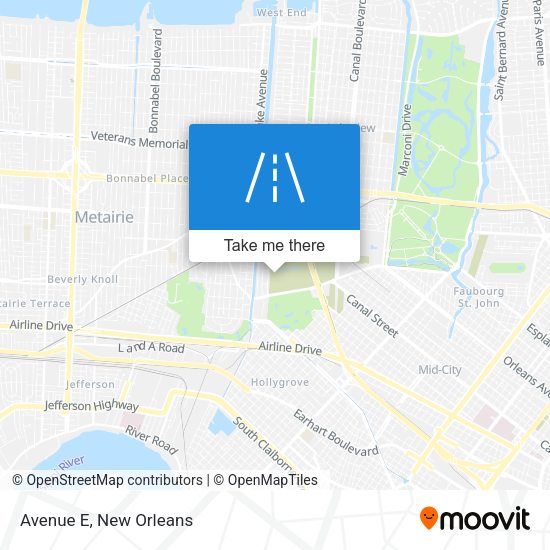 Mapa de Avenue E