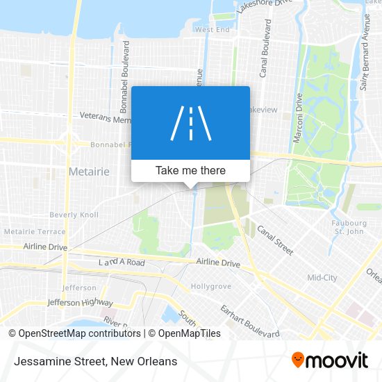Mapa de Jessamine Street