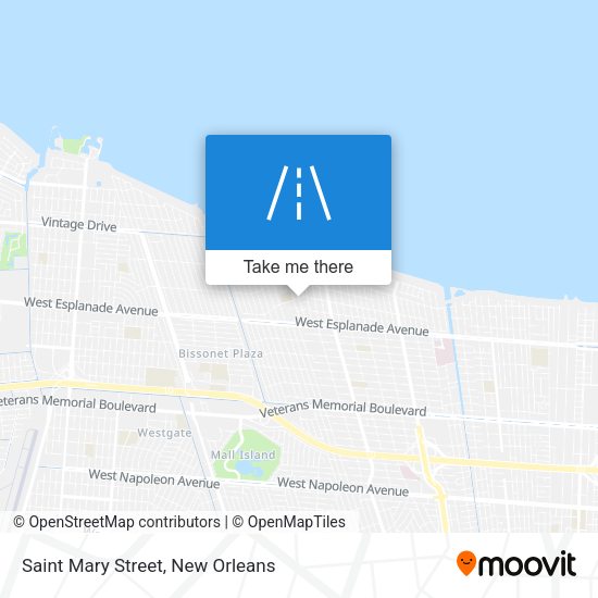 Saint Mary Street map