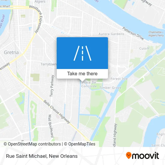 Rue Saint Michael map