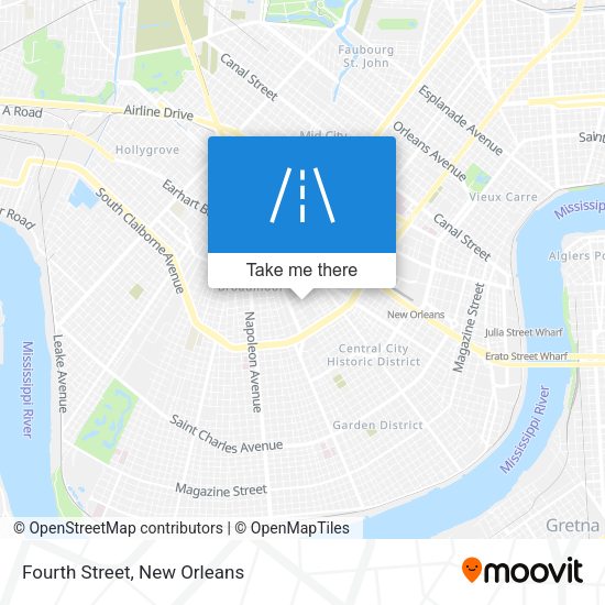 Mapa de Fourth Street