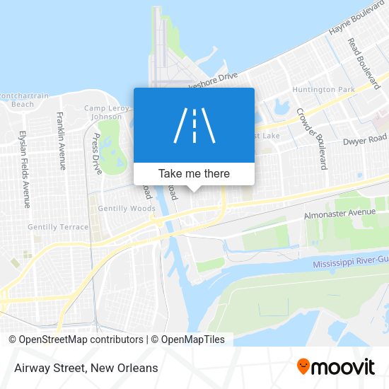 Airway Street map