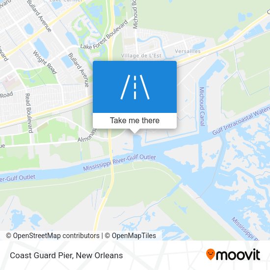Mapa de Coast Guard Pier