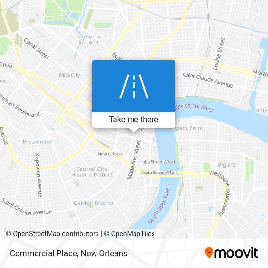 Commercial Place map