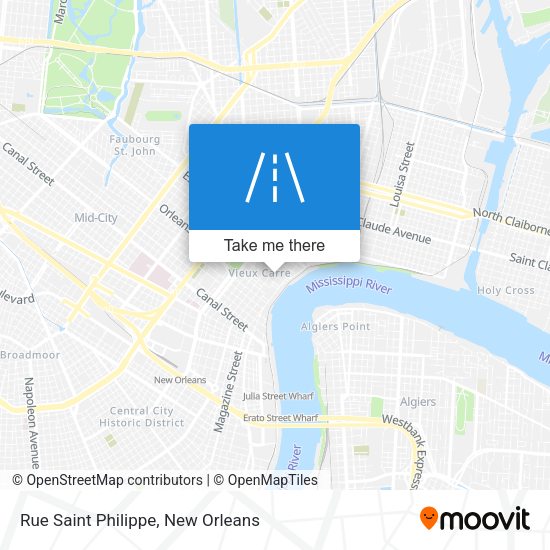 Rue Saint Philippe map