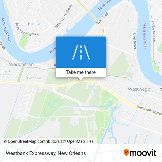 Westbank Expressway map