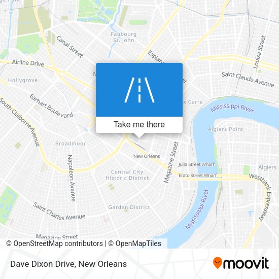 Dave Dixon Drive map