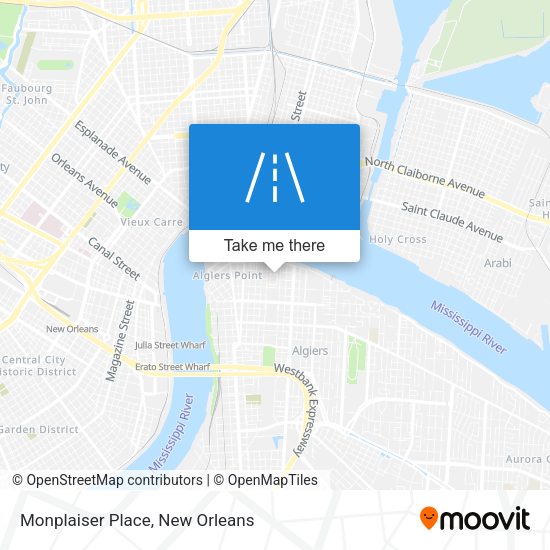 Monplaiser Place map