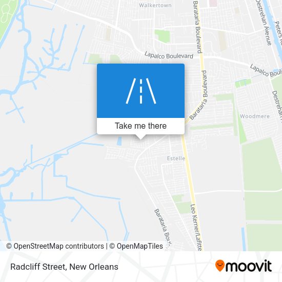 Radcliff Street map