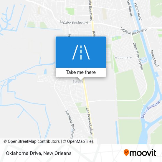 Oklahoma Drive map