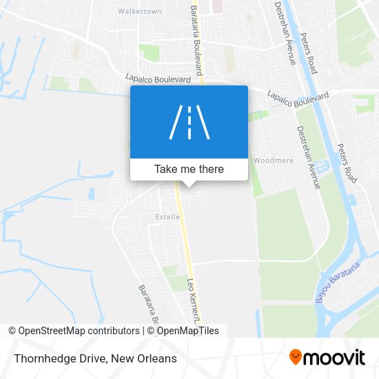 Mapa de Thornhedge Drive