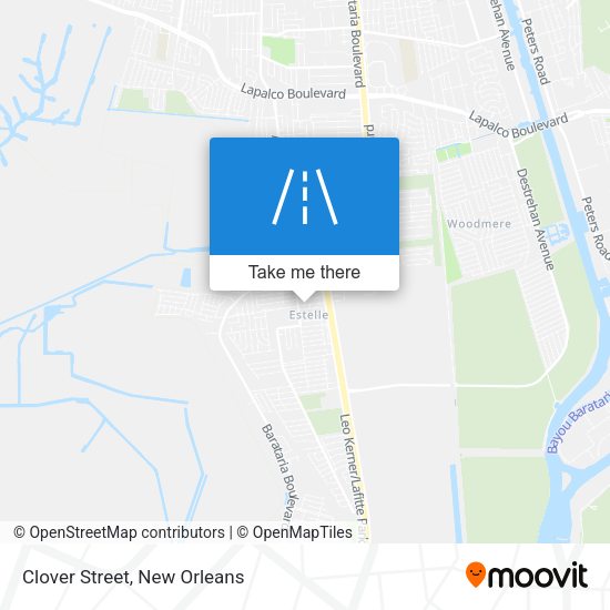 Mapa de Clover Street