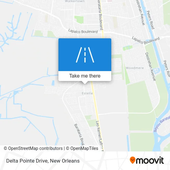 Delta Pointe Drive map