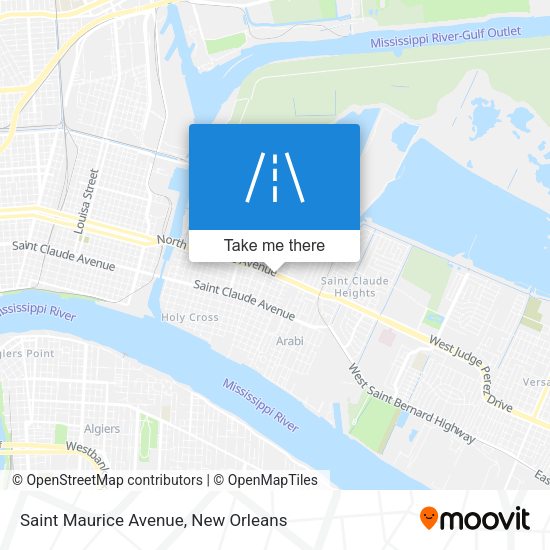 Saint Maurice Avenue map