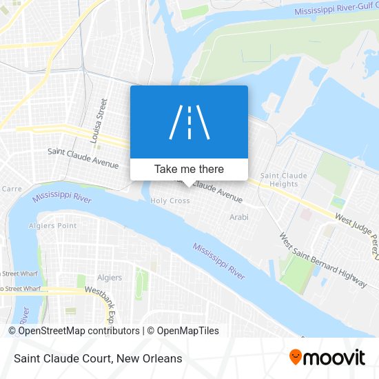 Mapa de Saint Claude Court