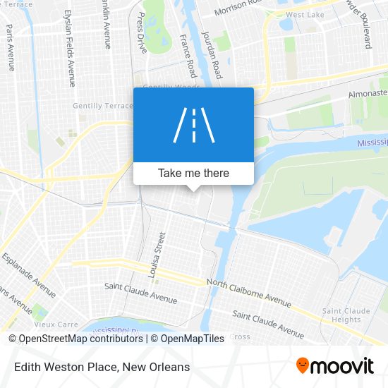 Edith Weston Place map