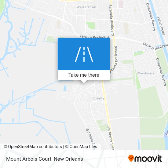 Mapa de Mount Arbois Court