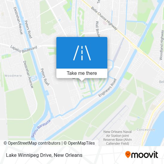 Mapa de Lake Winnipeg Drive