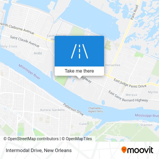 Mapa de Intermodal Drive