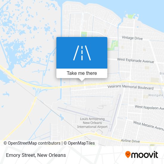 Mapa de Emory Street