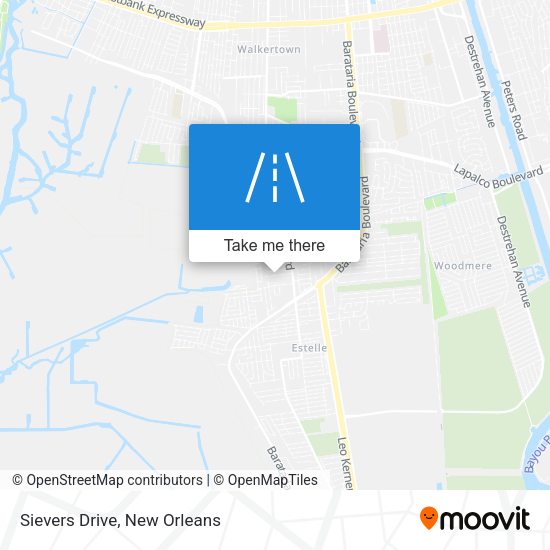 Mapa de Sievers Drive