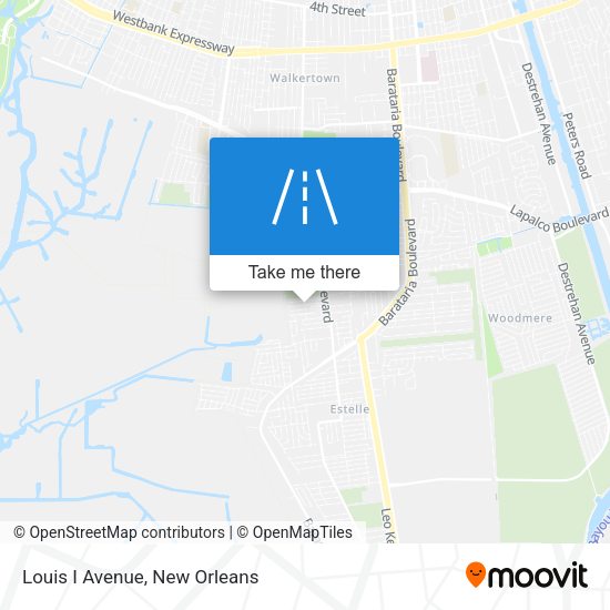 Louis I Avenue map