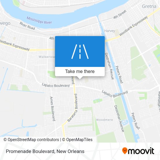 Mapa de Promenade Boulevard