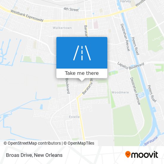 Broas Drive map