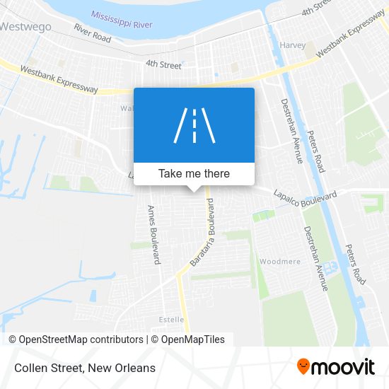 Mapa de Collen Street