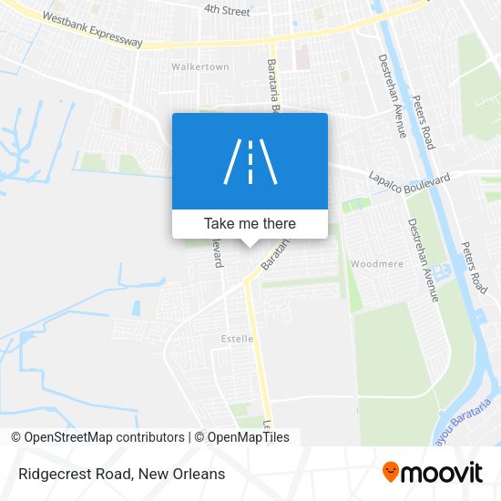 Mapa de Ridgecrest Road