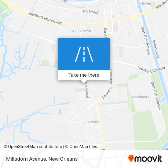 Mapa de Milladorn Avenue