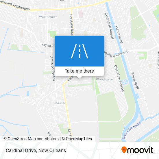 Cardinal Drive map
