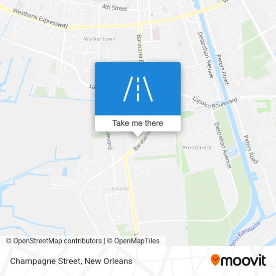 Champagne Street map