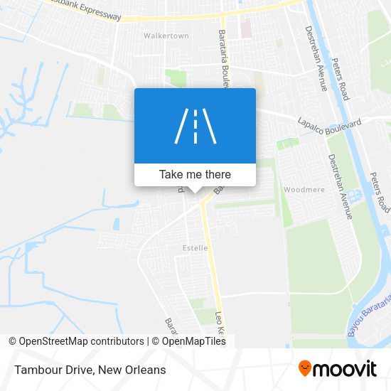 Mapa de Tambour Drive
