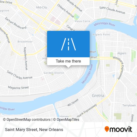Saint Mary Street map