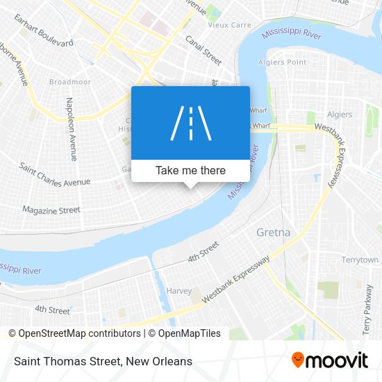 Saint Thomas Street map