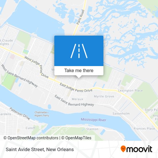 Mapa de Saint Avide Street