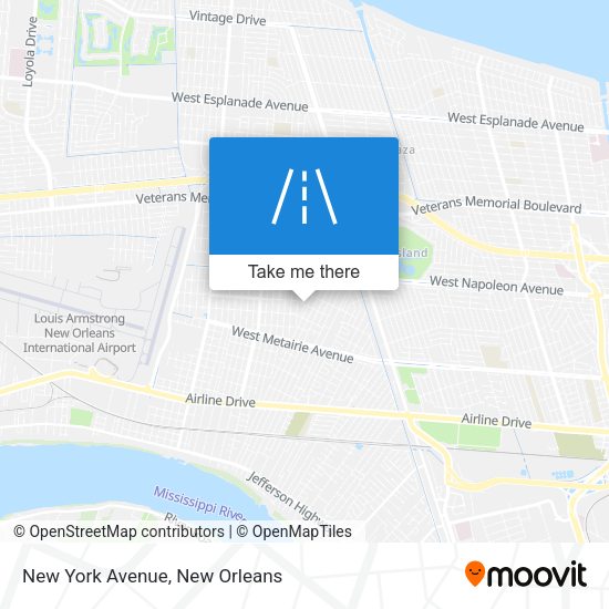 Mapa de New York Avenue