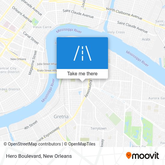 Hero Boulevard map