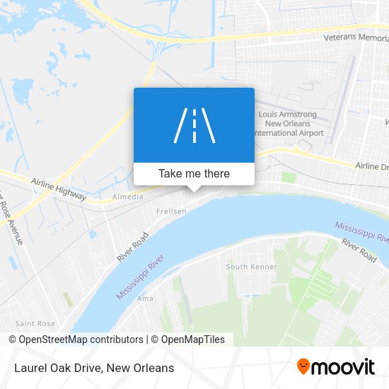 Laurel Oak Drive map