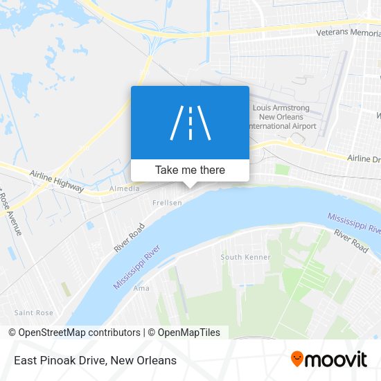 Mapa de East Pinoak Drive