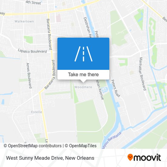 West Sunny Meade Drive map
