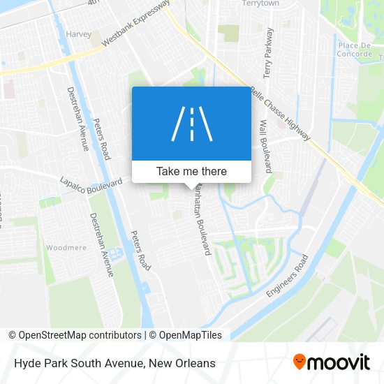 Mapa de Hyde Park South Avenue