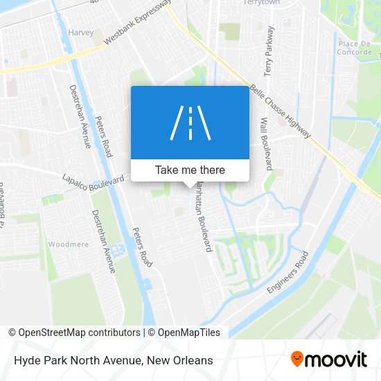 Hyde Park North Avenue map